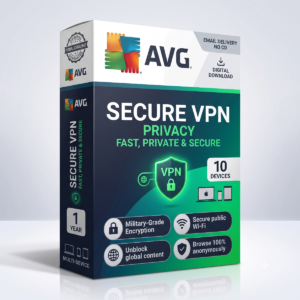 AVG Secure VPN – 1-Year, 10 Devices