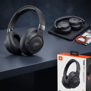 JBL Tune 770NC Wireless Over-Ear Headphones – Black