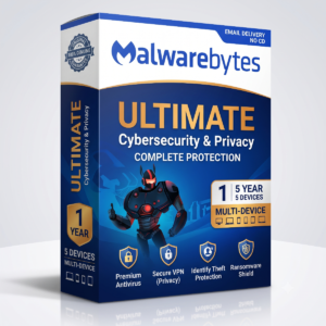 Malwarebytes Ultimate – 1-Year, 5 Devices