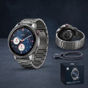Motorola Moto Watch Ultra LTE 46mm – Stainless Steel
