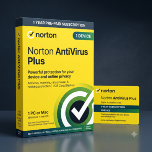 Norton AntiVirus Plus – 1-Year, 1 Device